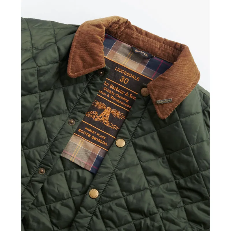 Barbour 30th Anniversary Liddesdale Quilted Mens Jacket - Olive