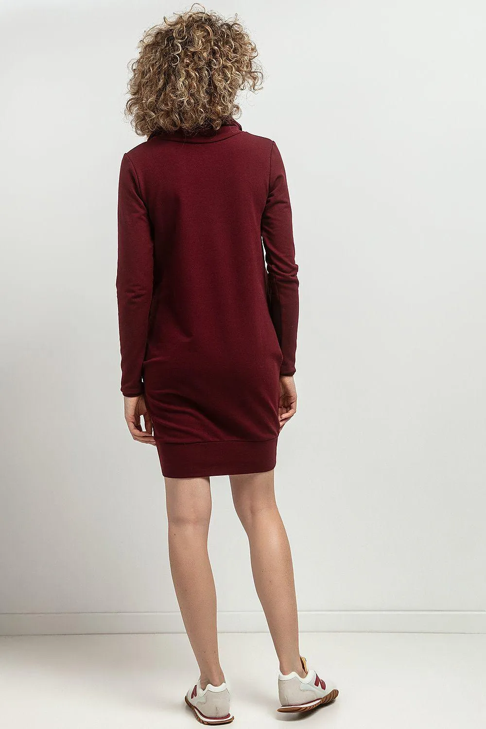 Cozy Chic Chimney Neck Midi Dress