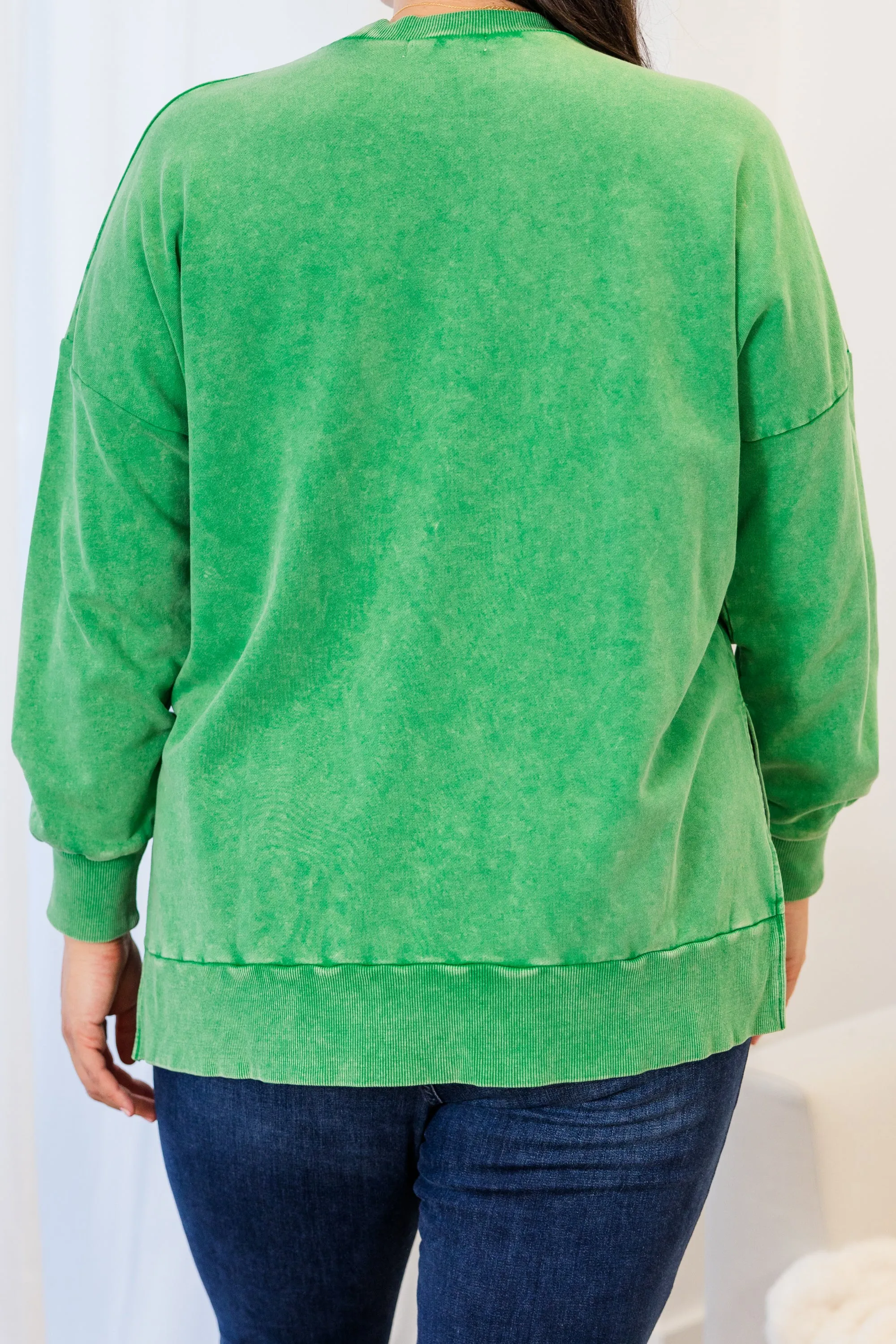 Cozy Pullover, Green