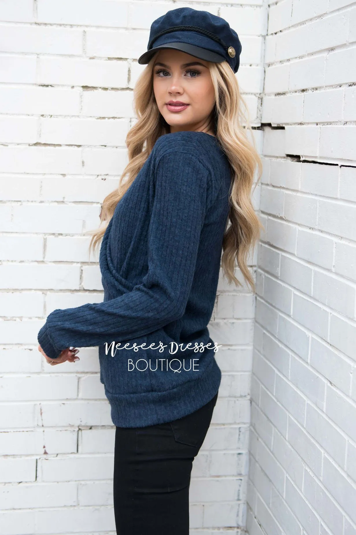 Cross Front Cozy Top