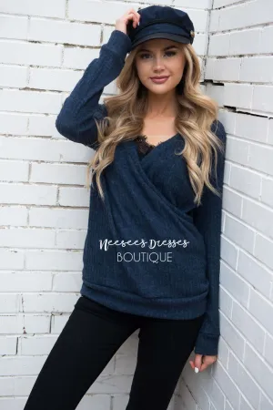 Cross Front Cozy Top