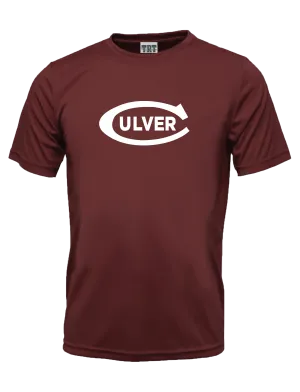 Culver Classic Short Sleeve Men's Performance Tee - Maroon