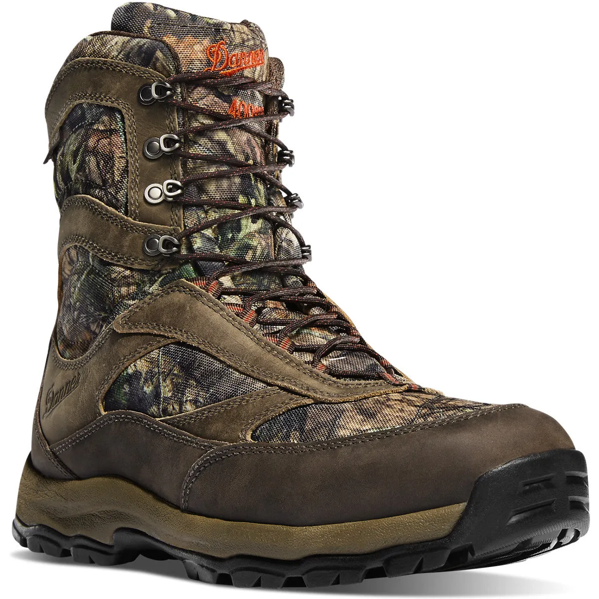 Danner Men`s Boots #46246 | High Ground 8" Height Mossy Oak Break-Up Country 400G Height Camo Hunting Boots