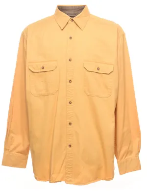 Faded Glory Yellow Classic Shirt - L