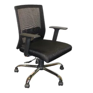 GDS Mid Back Mesh Chair Black (100kg Max)