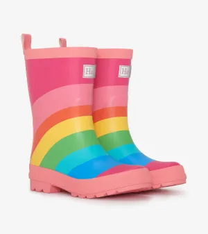 Hatley Matte Rain Boots - Rainbow Fuschia