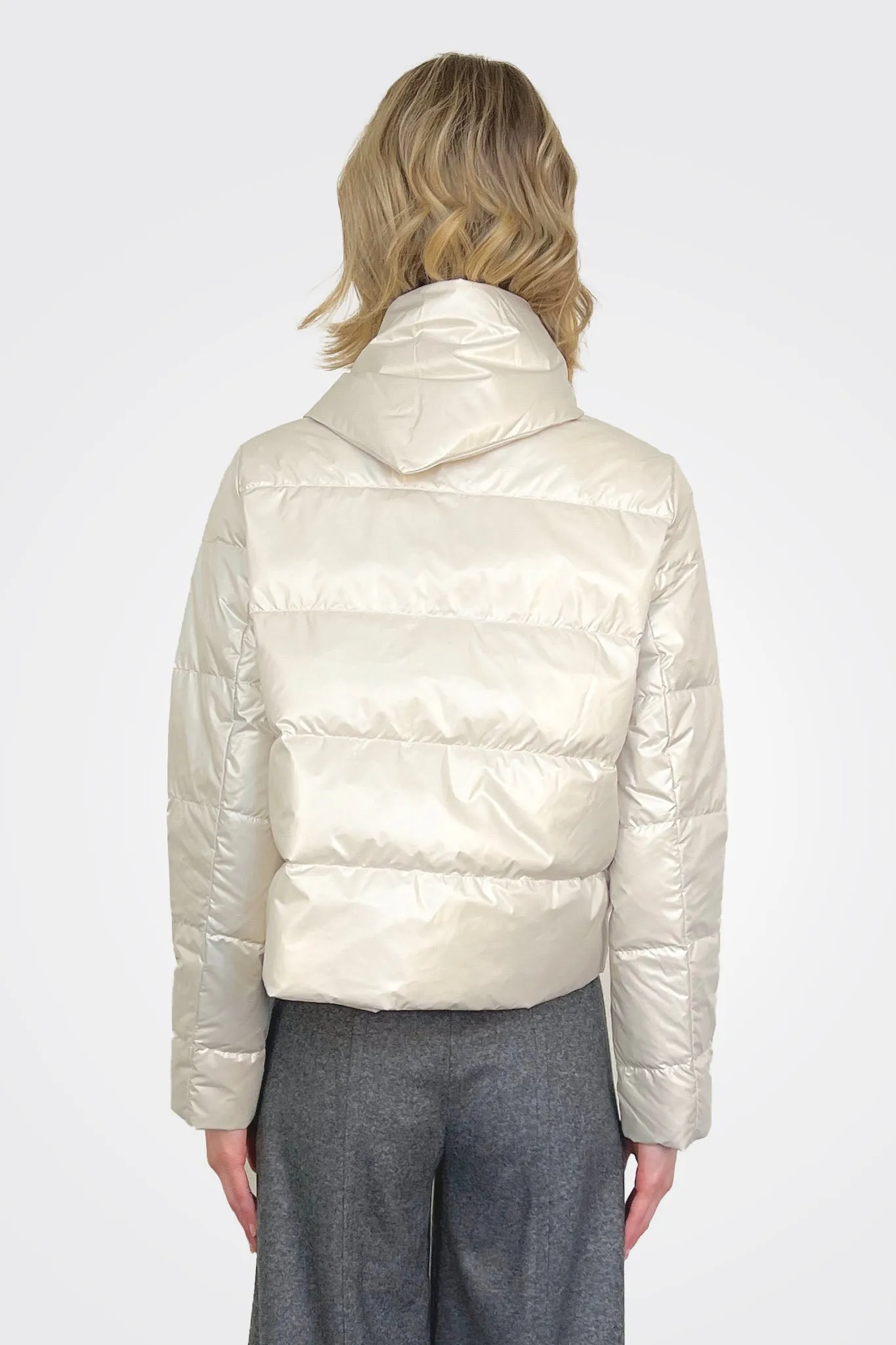 Padded Down Jacket - Pumice