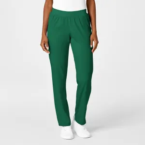 PRO Women's Knit Waist Cargo Scrub Pant - Hunter