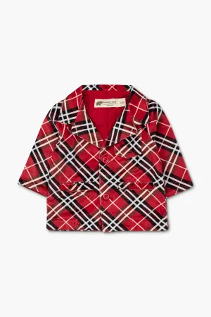 SALE - Velour Sport Jacket_Christmas Tartan