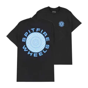 Spitfire Classic '87 Swirl FL S/S Tee - Black/Blue/White