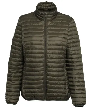 Womens tribe fineline padded jacket | Olive